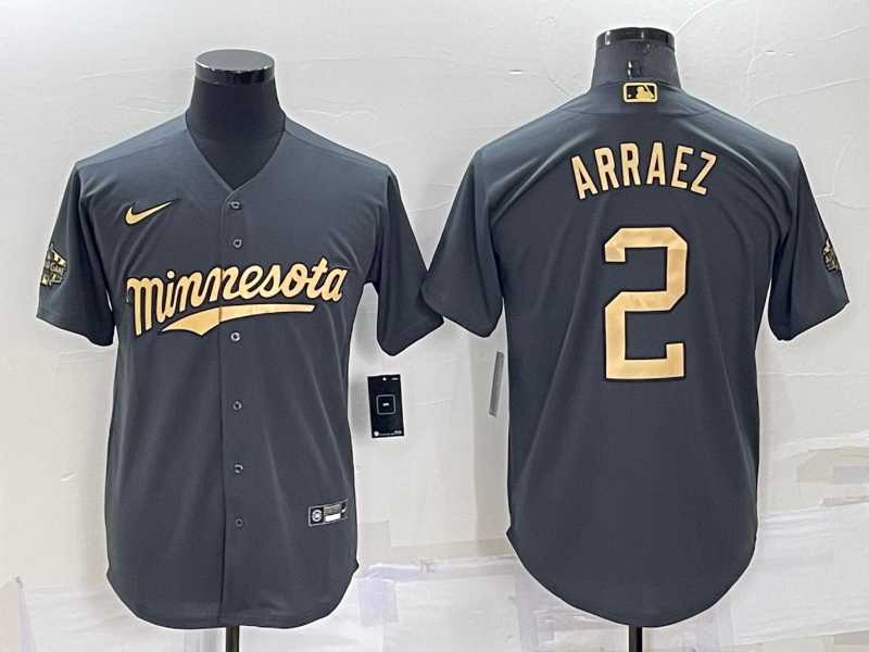 Minnesota Twins #2 Luis Arraez Charcoal 2022 All-Star Cool Base Stitched Baseball Jersey,We sell and wholesale Minnesota Twins #2 Luis Arraez Charcoal 2022 All-Star Cool Base Stitched Baseball Jersey on line form chian!